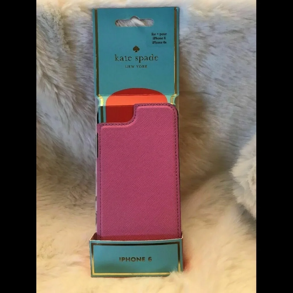 NWD $70 kate spade new york 'Cedar Street' iPhone‎ 6 & 6s Case Leather +Mirror
